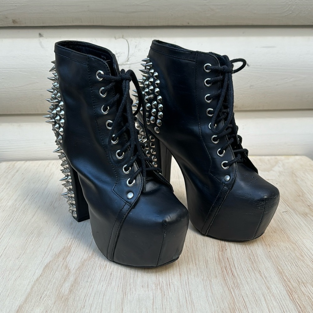Jeffrey Campbell Lolita Spiked Booties Original